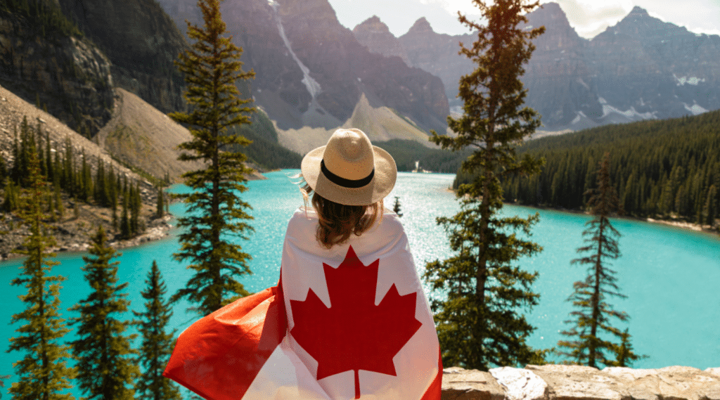 Beautiful Canadian lake.